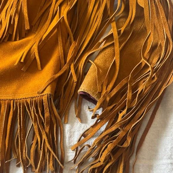 Vintage Suede Fringe Jacket - festival - Picture 12 of 13
